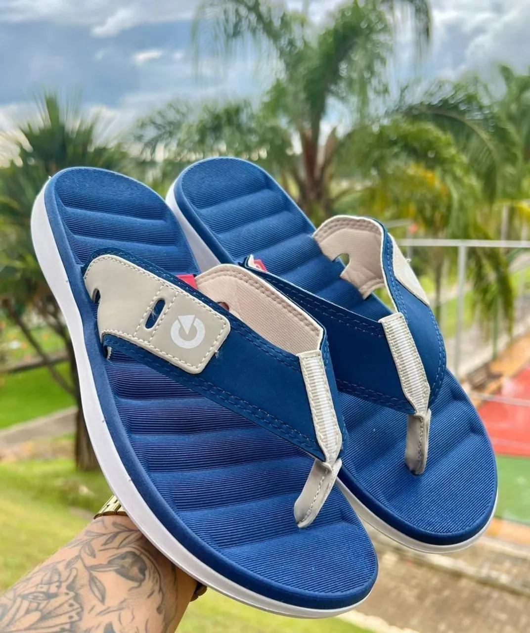 Sandálias Havaianas Masculinas Azul