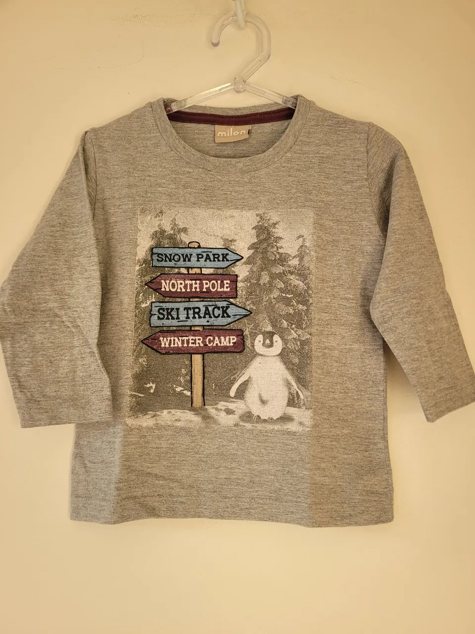 Camisa Manga Longa Infantil Milon