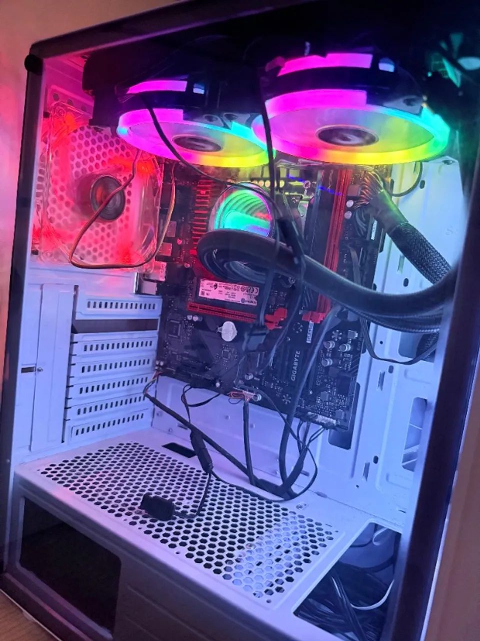 PC i5 12400, 32GB RAM, SSD NVMe 1TB, WATERCOOLER (Peças Novas/Garantia)