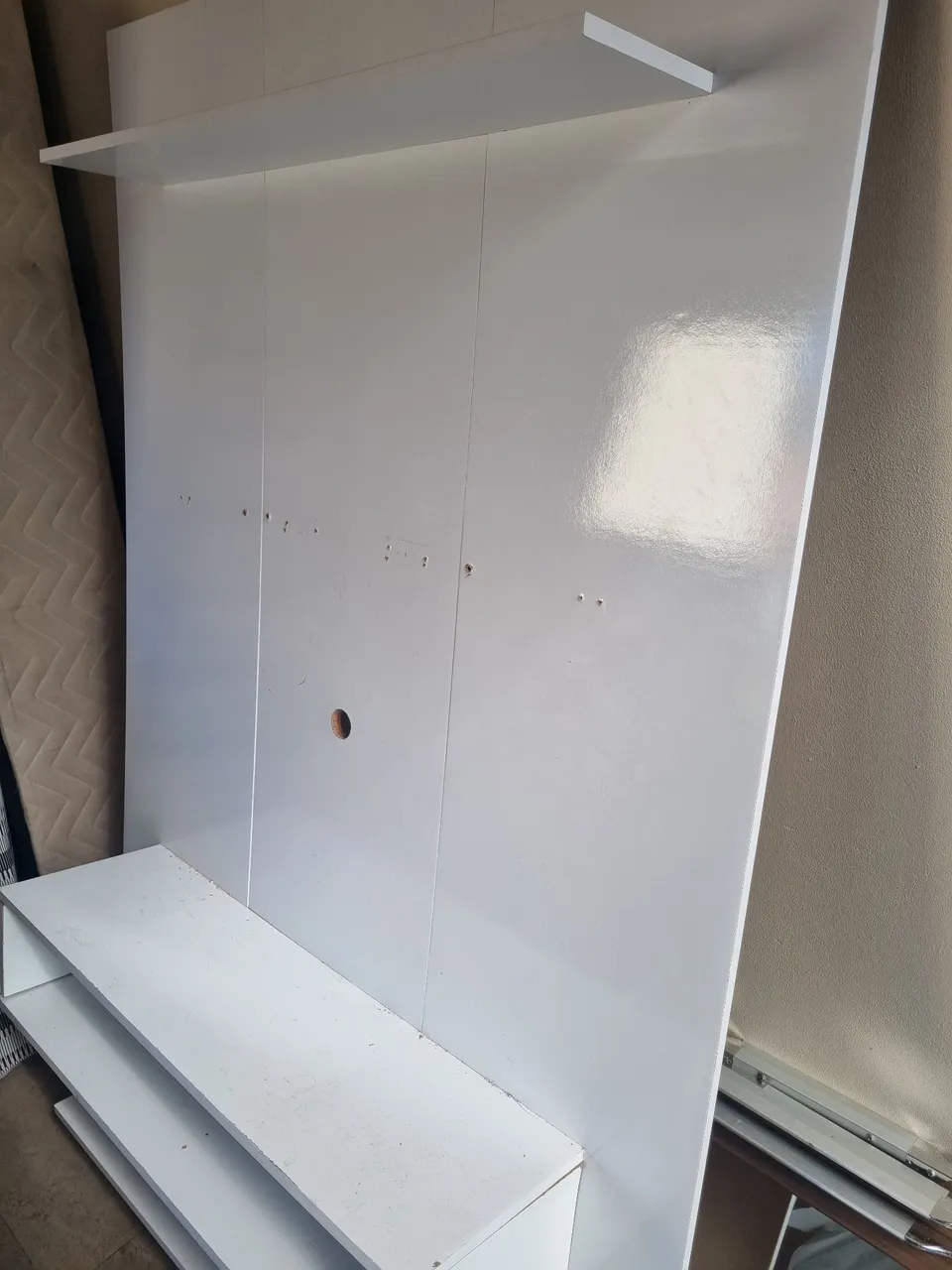 Painel para TV branco - Moderno e elegante