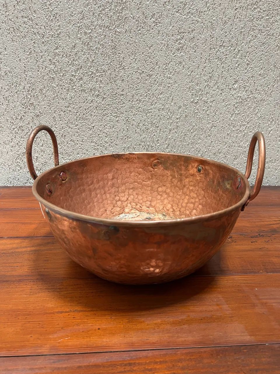 Tacho de cobre Antigo e Martelado - Foto 6