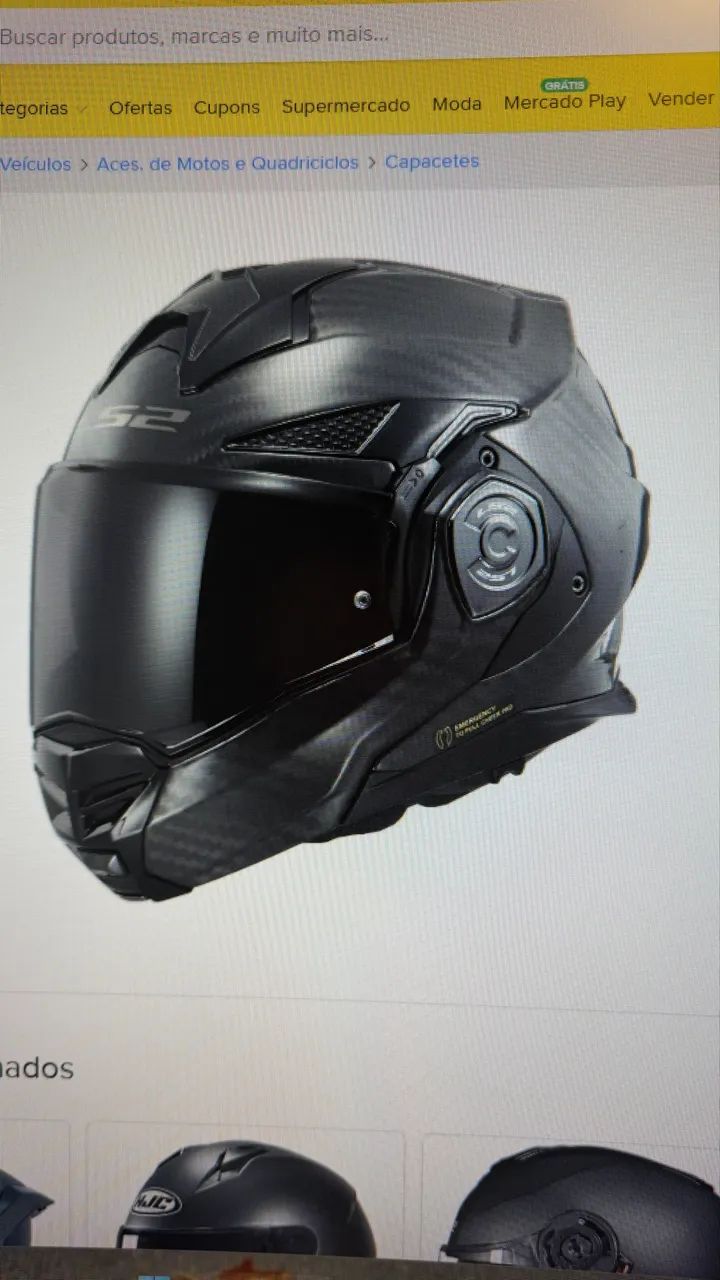 Capacete ls2 ff901 advant x carbon TAM. L