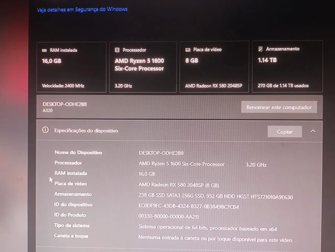 V/T pc gamer completo  - Foto 4