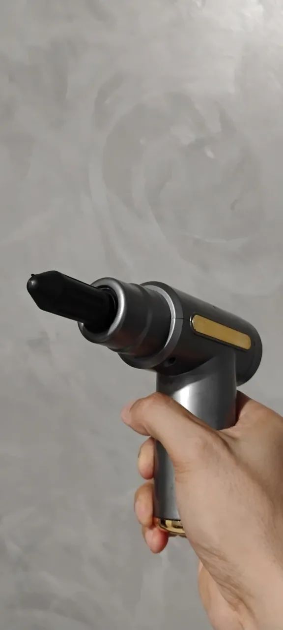 Massageador Muscular Recarregável - Pistola Portátil - 04 Pontas - Novo - Foto 5