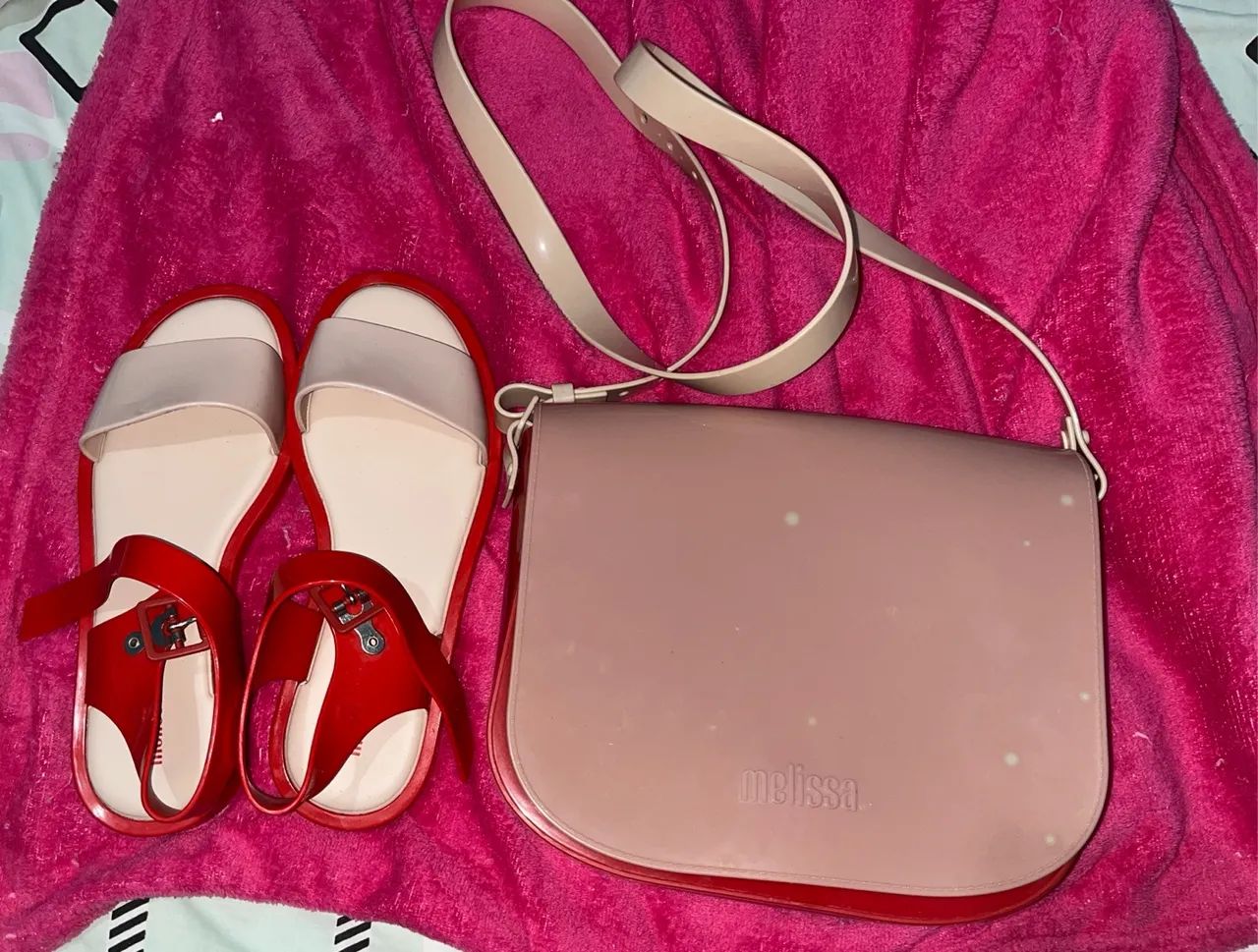 Bolsa+ sapato melissa conjunto - Foto 2