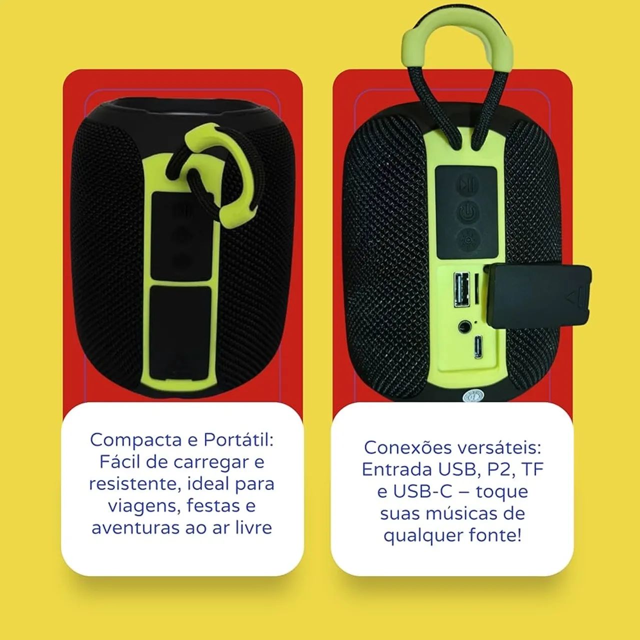 Caixa de Som Bluetooth Portátil KBPOM  - Foto 2