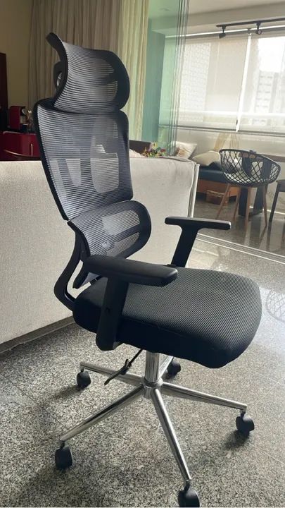Cadeira Escritório Ergonômica Preta