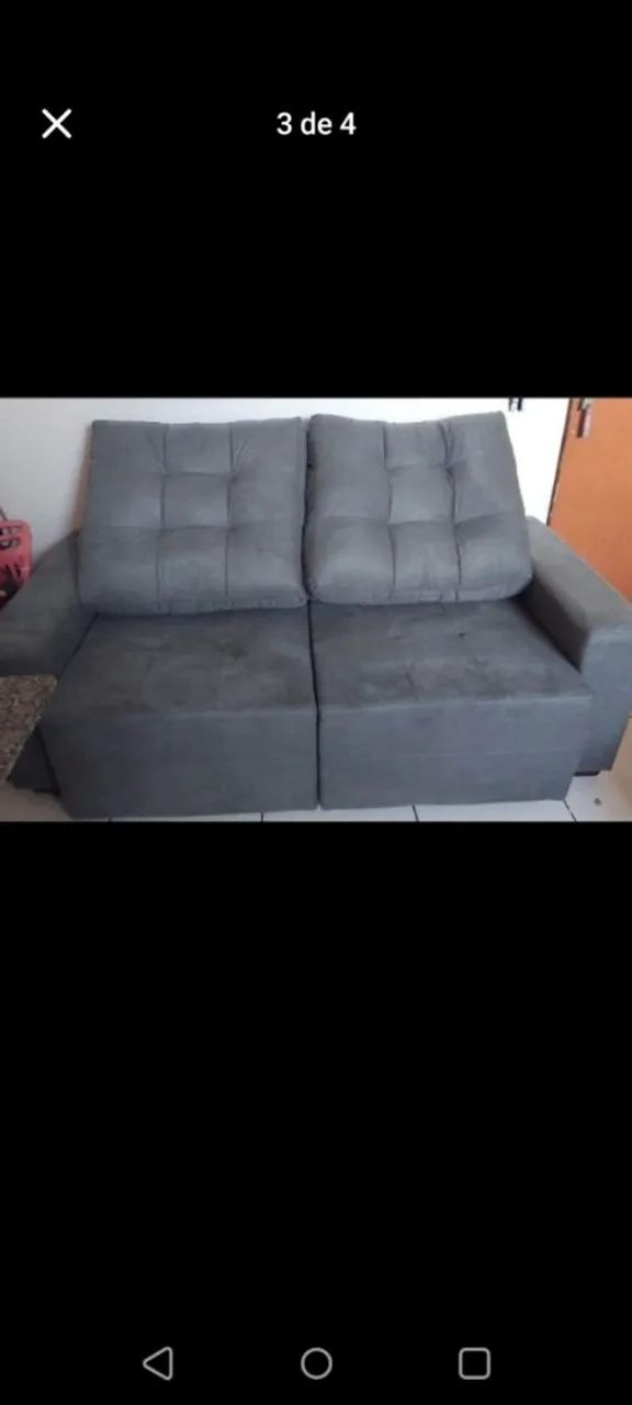 Sofá Pequi Retrátil É Reclinável Novo Produto Na Caixa/Pronta Entrega  - Foto 2