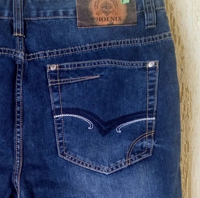 Nova - Bermuda Jeans Feminina Plus - Tam 48 - Foto 2