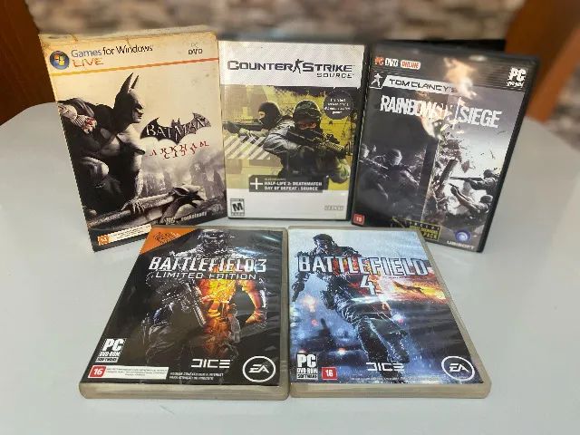 Jogos de PC Raridades - (Pacote BF3+BF4+CSS