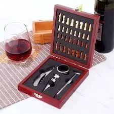 Tabuleiro xadrez kit vinho SXQ6603KIT 5 peças-PV05