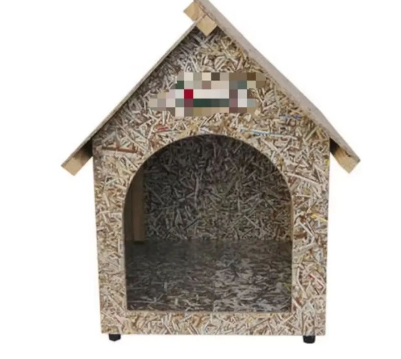 Casinha para cachorro em madeira material ecológico e termica  - Foto 2