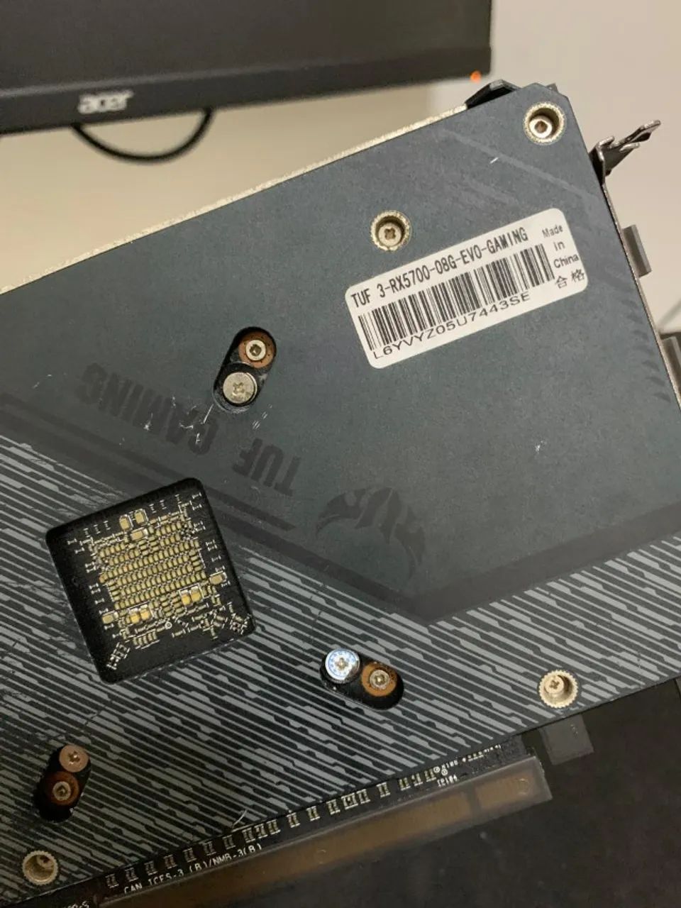 Placa de Vídeo RX 5700 8GB TUF Gaming EVO Triple Fan - Foto 6