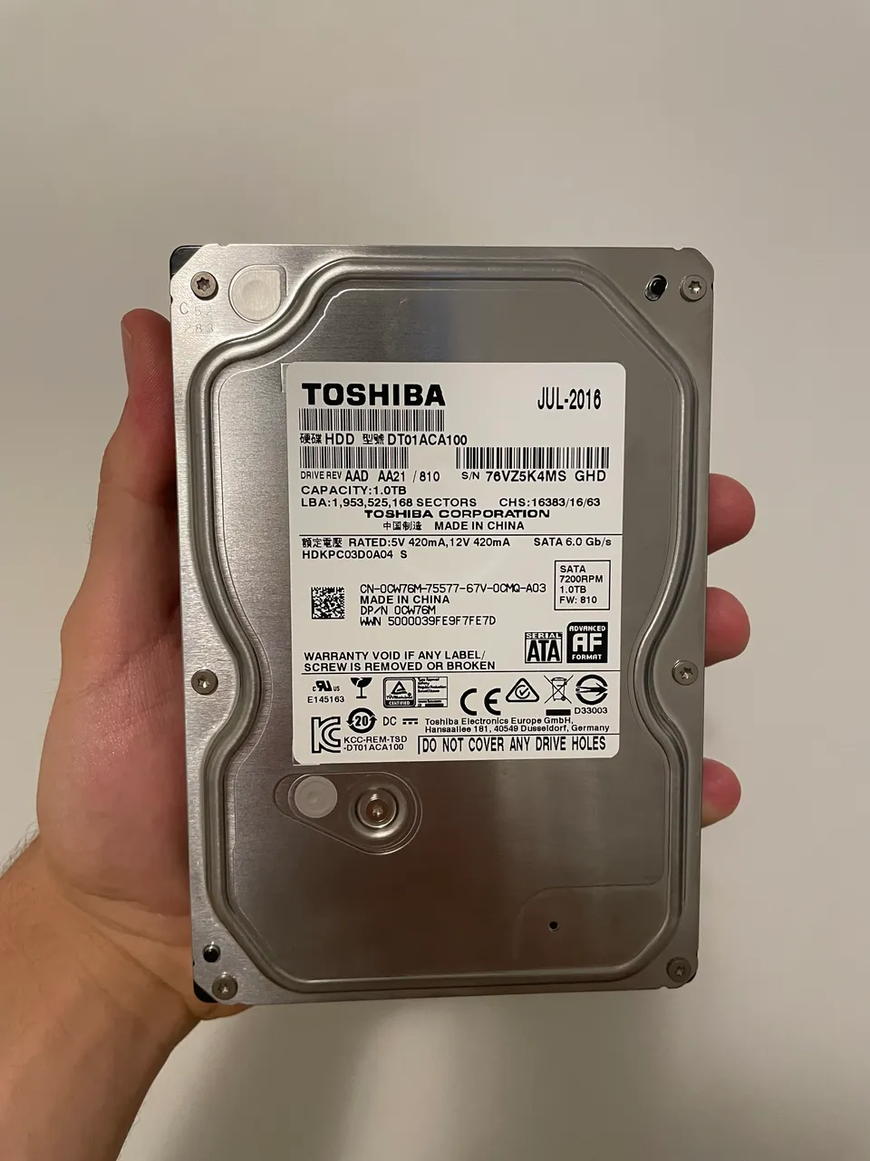 HD Notebook 320GB Toshiba - Já com Windows 10 (Pronto p/ Uso