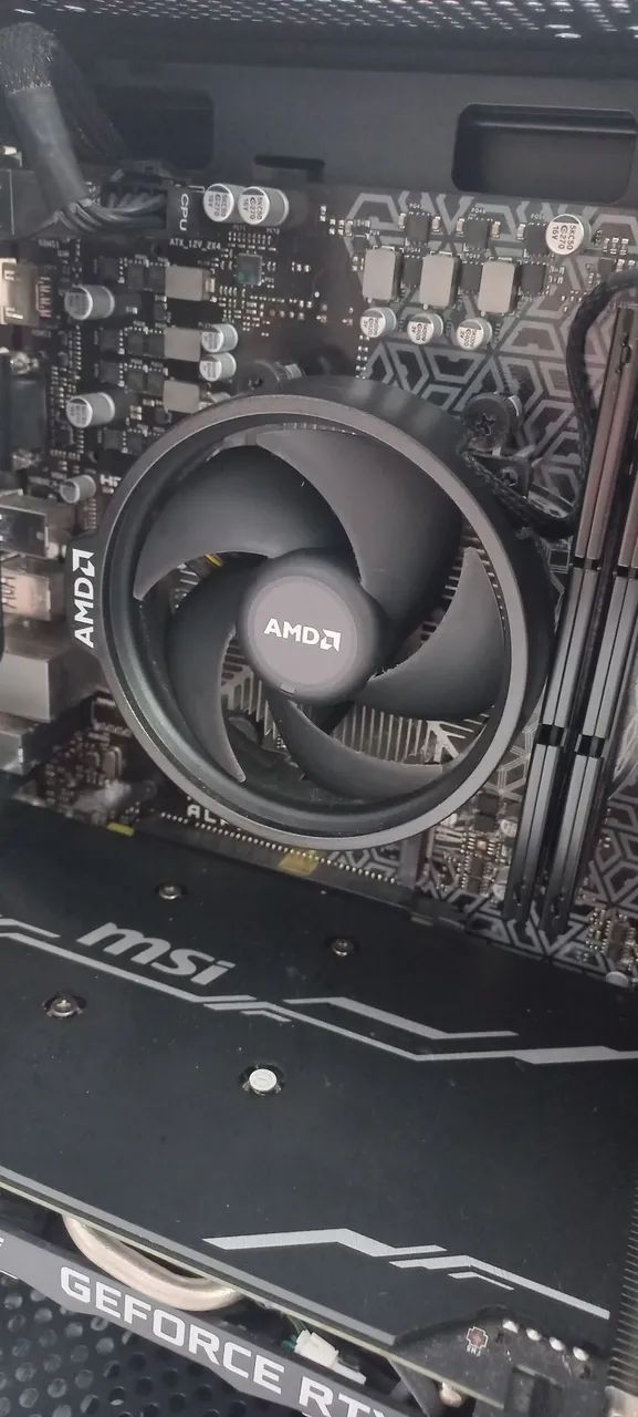 Vendo ou troco - PC Gamer 16GB + RTX 2060 6GB + R5 4600G - Foto 3