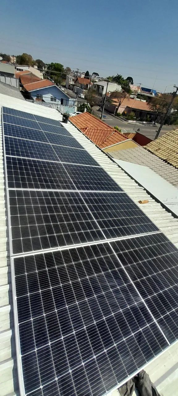 Limpeza de painéis solares