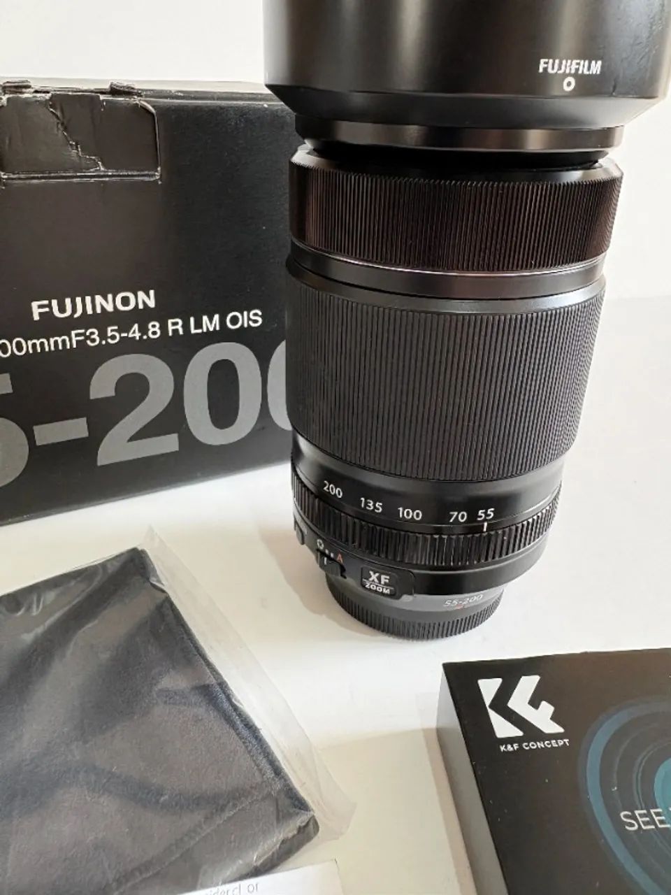 Lente Fujifilm Xf 55-200mm F/3.5-4.8 R Lm Ois+ Filtro Uv K&f - Foto 5