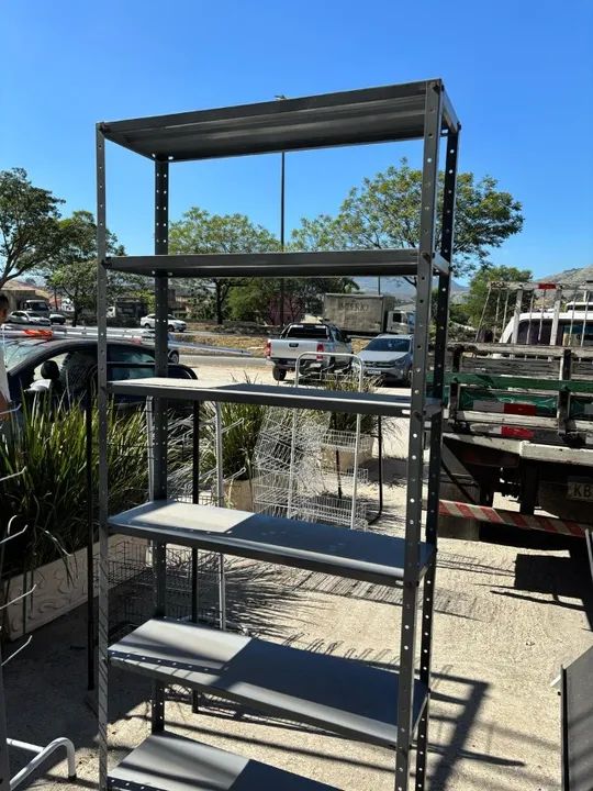 ESTANTES DE AÇO DE 30CM E 40CM DE PROFUNDIDADE - Foto 4