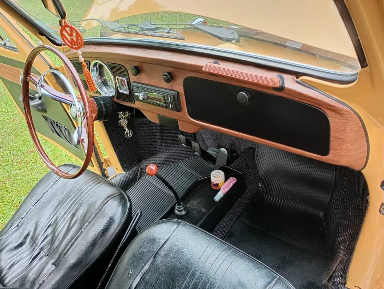 Calota Fuscao 1500 olho de boi antigo bem original  - Foto 6