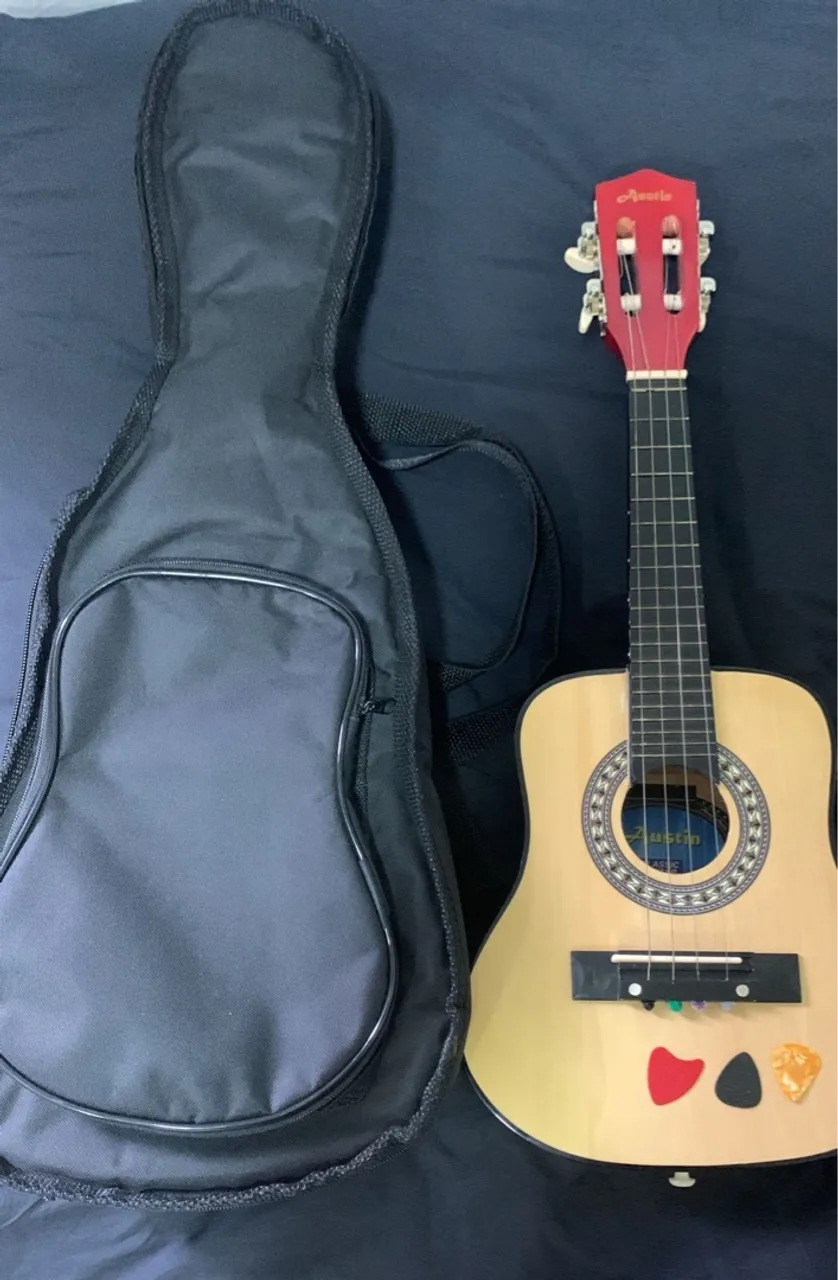 Cavaquinho Austin com Capa e Palhetas