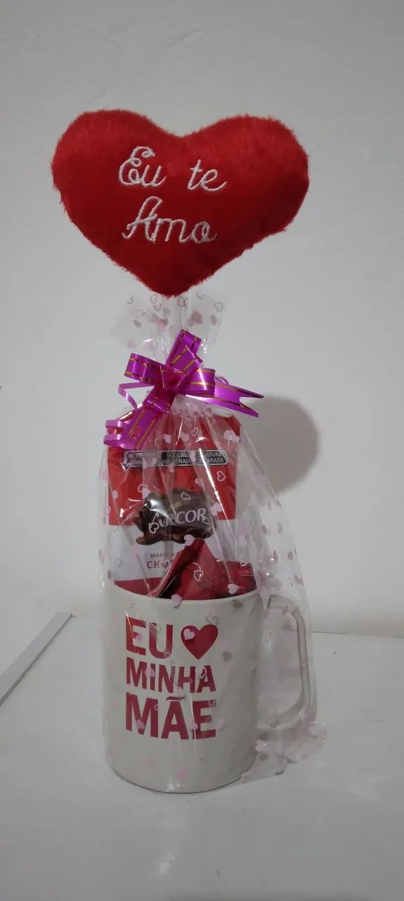  Lembrança para páscoa Presente para o Dia das Mães - Caneca + Chocolate