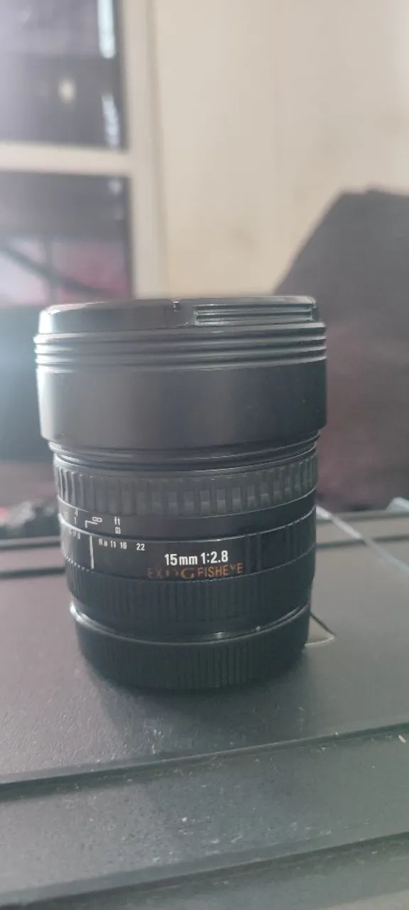 Lente Sigma 15mm 1:2.8 EX DG Fisheye