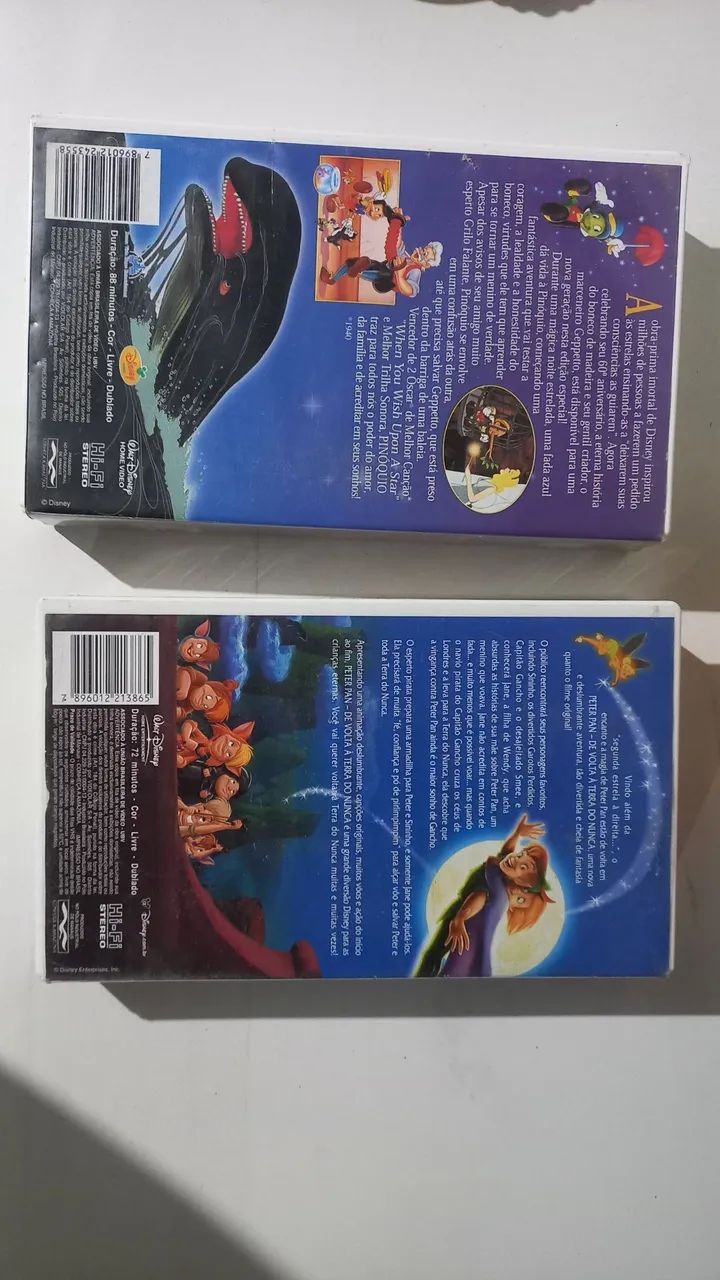 Duas fitas vhs personagem Disney - Foto 3