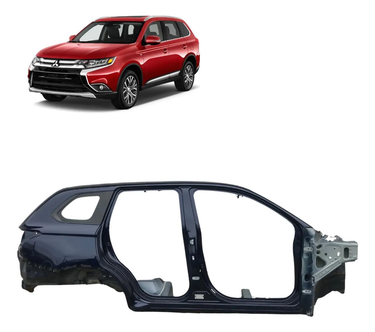 Lateral Direita Outlander 2.0 2014 15 16 17 18 19 2020