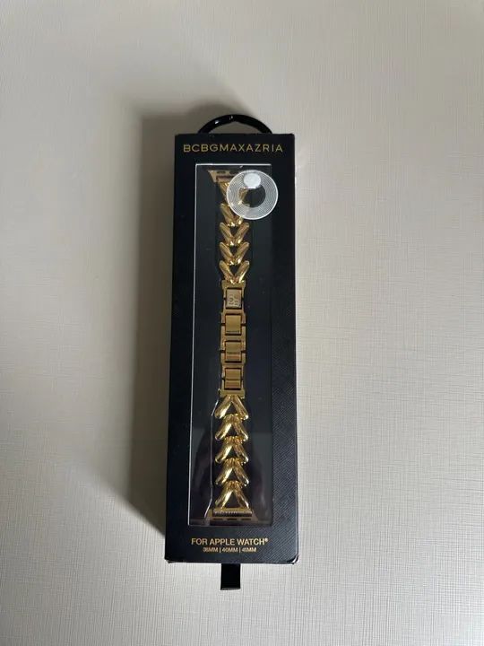 Pulseira BCBGMAXAZRIA para Apple Watch Dourada - Foto 2