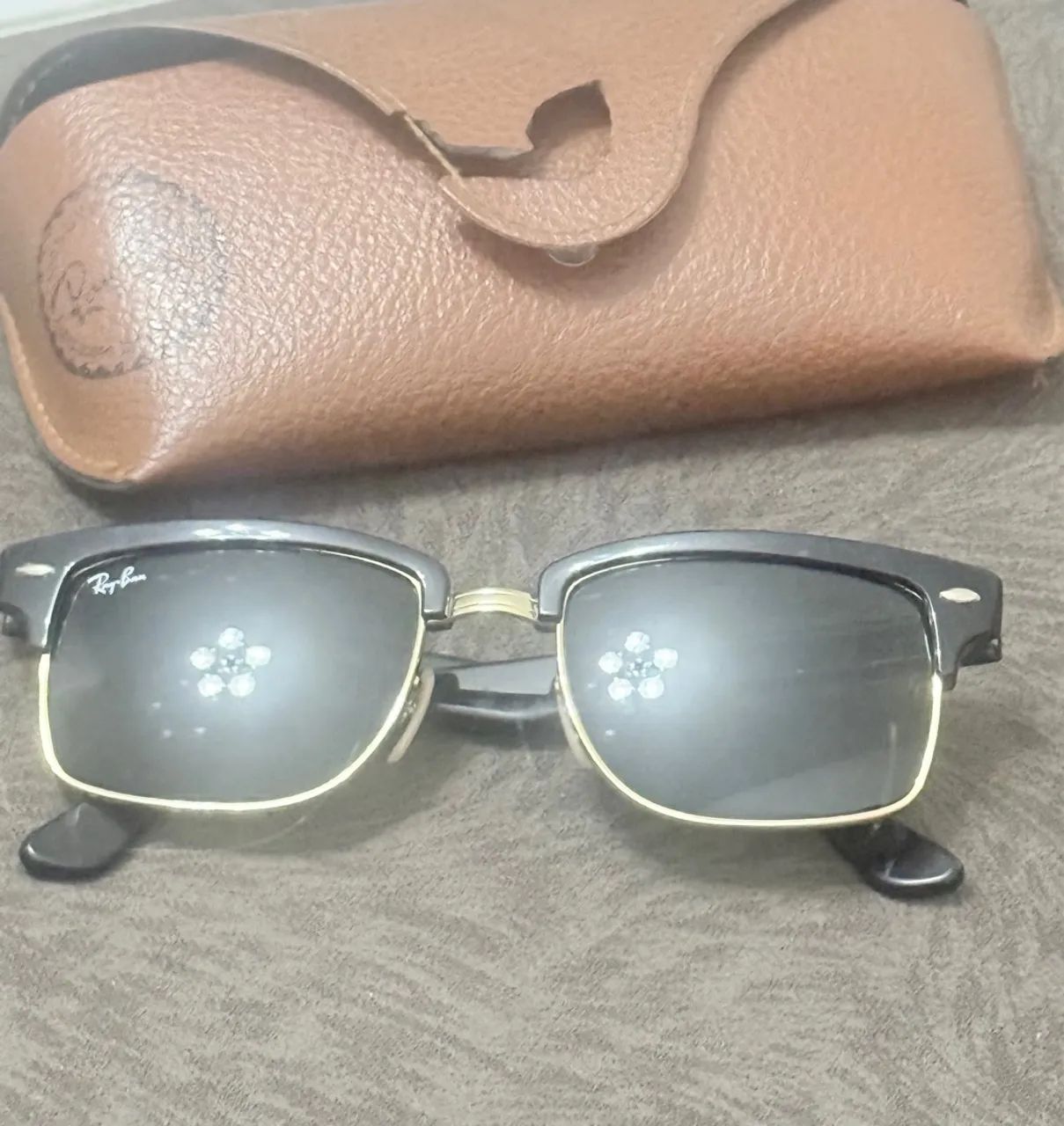Óculos de Sol Ray-Ban Semi-Novo - Foto 2