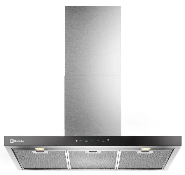 coifa de parede - coifa de parede electrolux experience hob2hood 90 cm inox - ce9tf