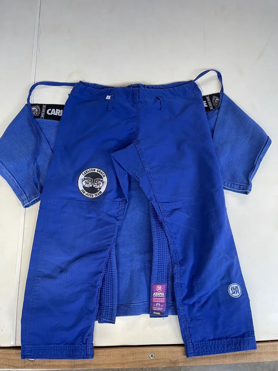 kimono atama ultralight a0 usado jiu jitsu - Foto 6