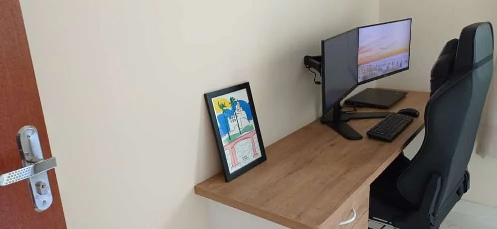 Articulating desk mount for 2 monitors64352263173891121