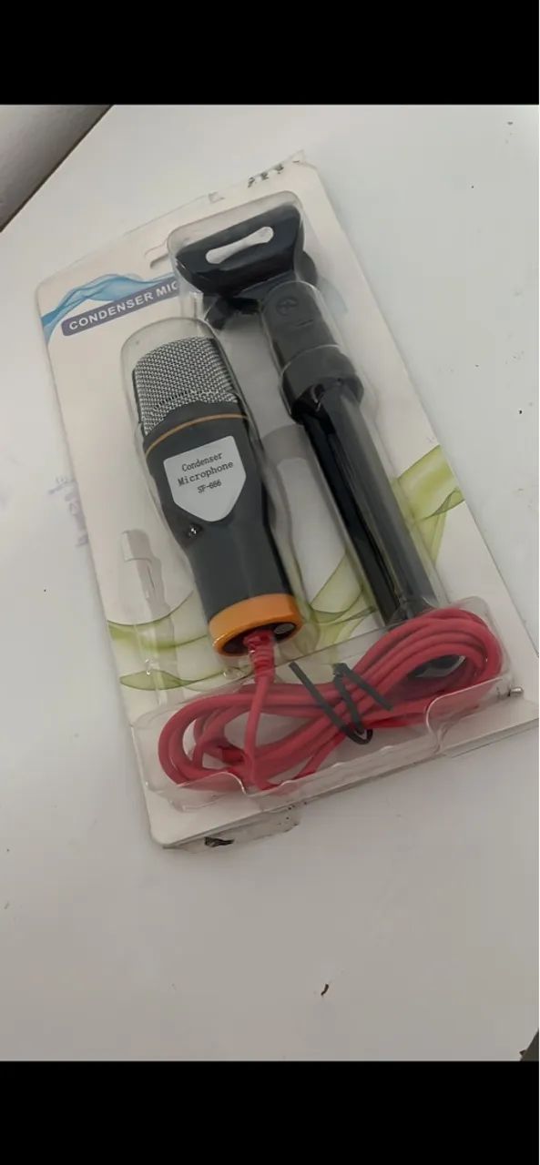 Microfone Condensador SF-666 com Suporte