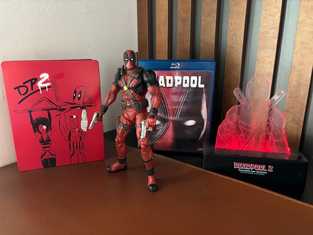Coleção Deadpool Blu-ray, Steelbook e Action Figure