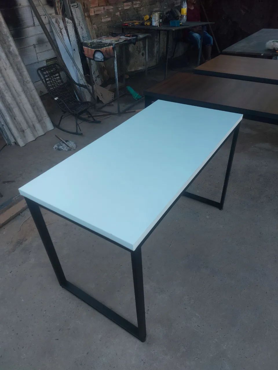Mesa estilo industrial  - Foto 2