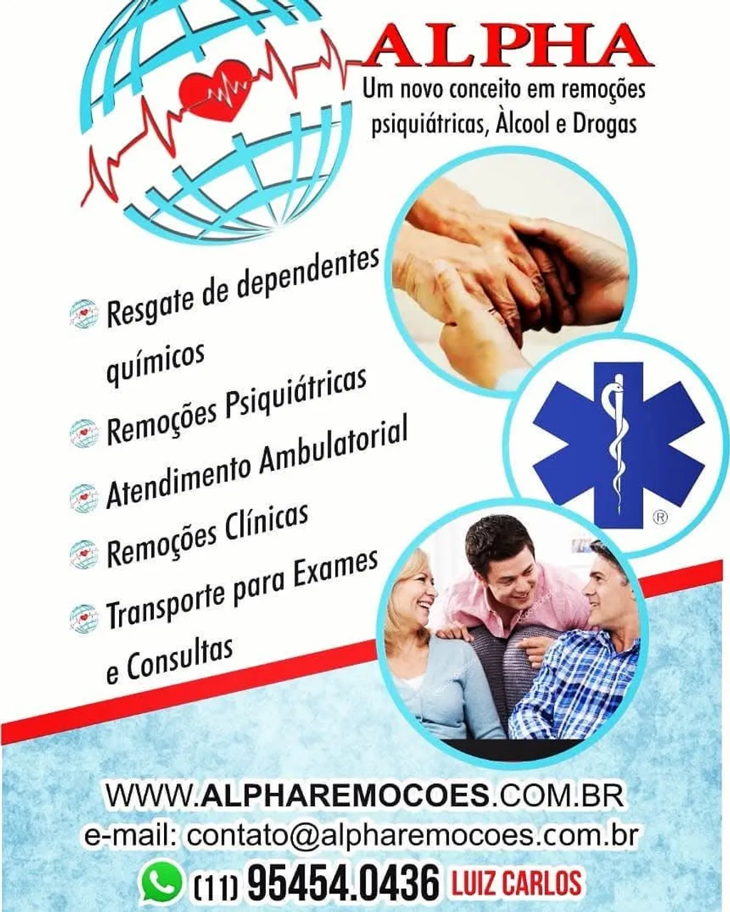 Serviço de ambulância 24 horas