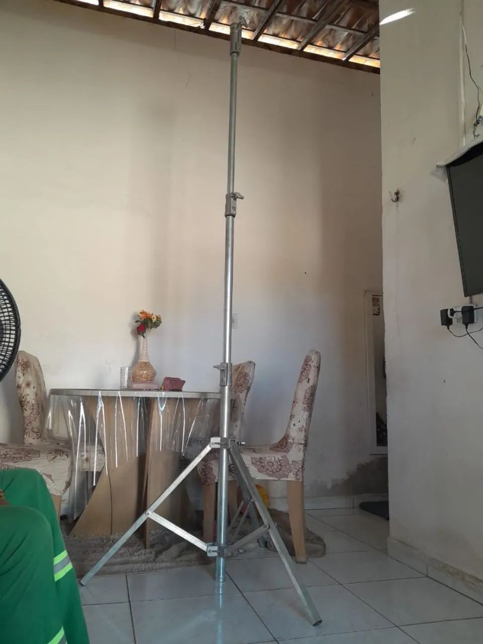 Tripé de iluminação e som em alumínio  - Foto 5