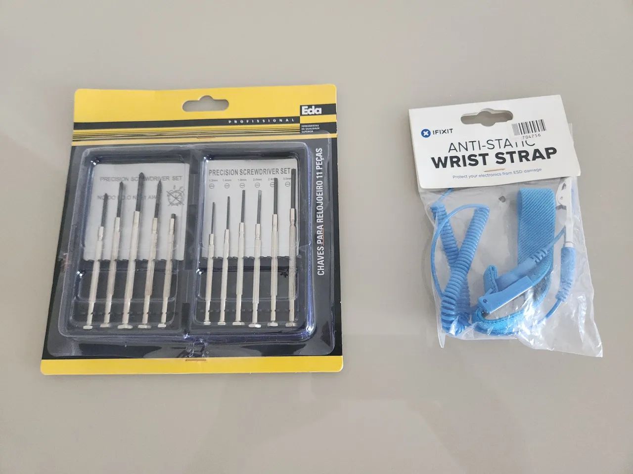 Pulseira Anti-estática Ifixit If45-071-1 + kit c/ 11 chaves de precisão EDA - Foto 3