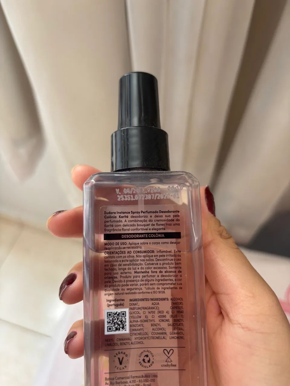 Spray Perfumado Eudora Colônia Instance Karité 200ml - Foto 2