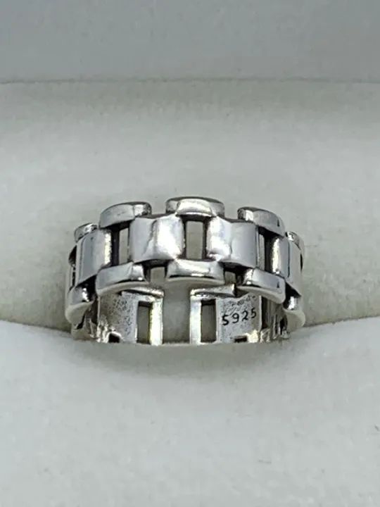 Anel de prata 925 regulável 