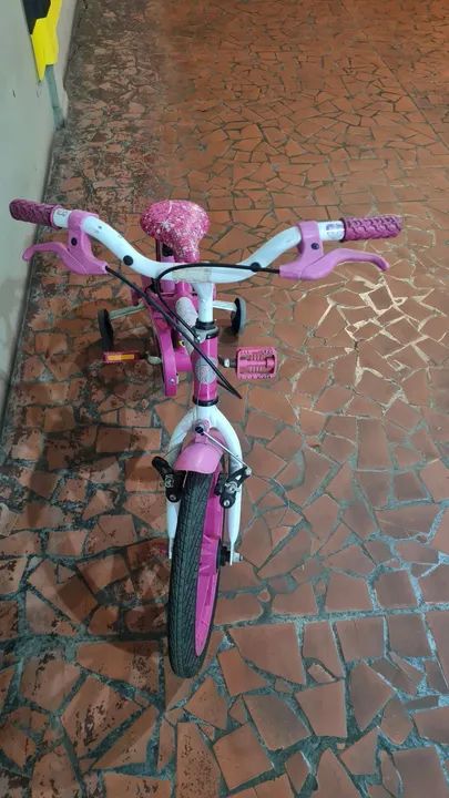 Bicicleta Caloi aro 16 com rodinha removível.  - Foto 5