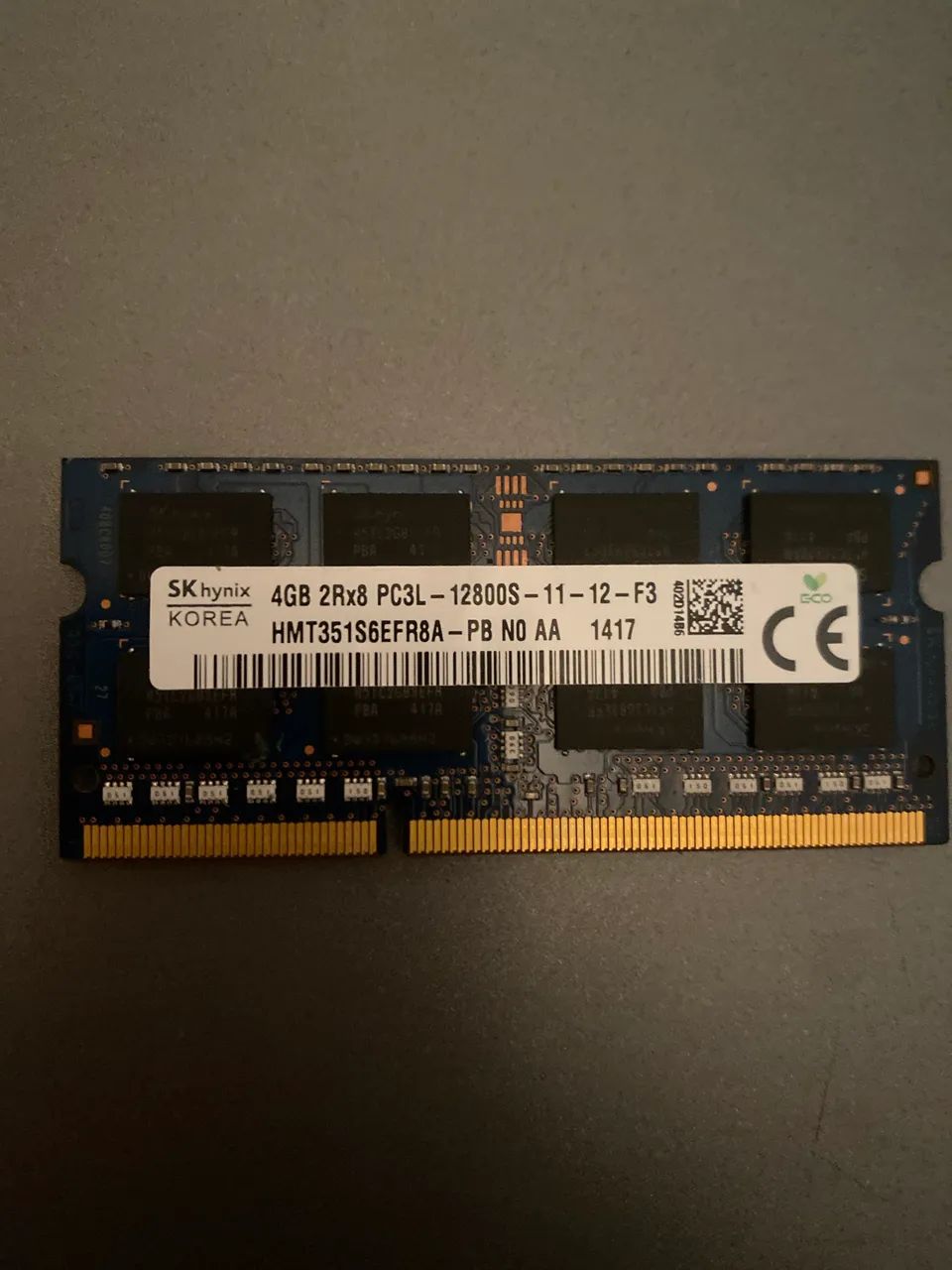 Memória DDR3 4GB 12800S