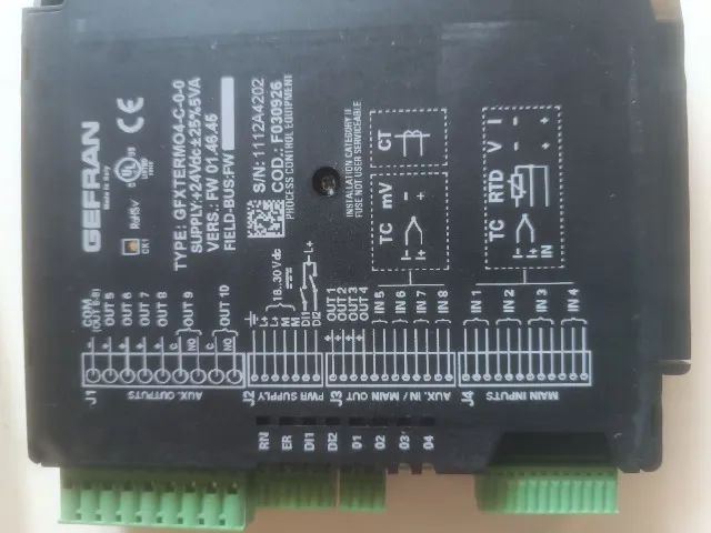Controlador Gefran Gfx Termo 04-C-0-0 - Foto 2