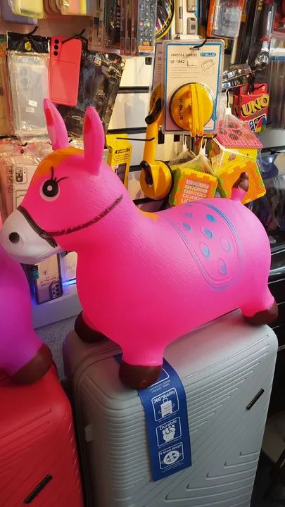 Cavalo de Pular Inflável - Brinquedo Divertido para Crianças! - Foto 2