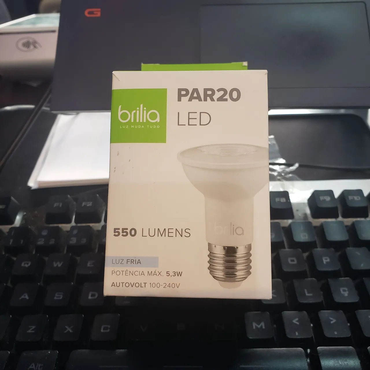 Lâmpada par20 brilia 550 lumens
