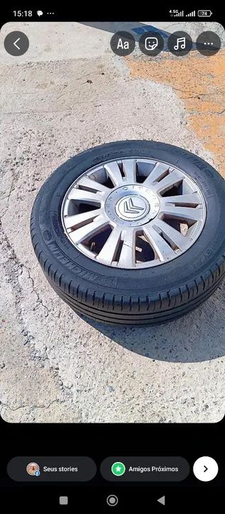 Jante de liga leve C3 aro 15