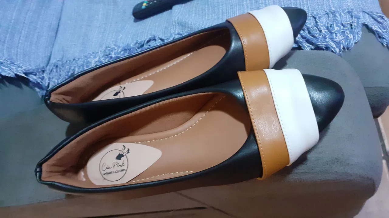 Sapato feminino de mulher n37 novo sem uso 