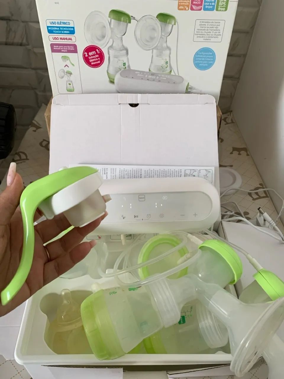 Bomba tira leite Dupla - Foto 6