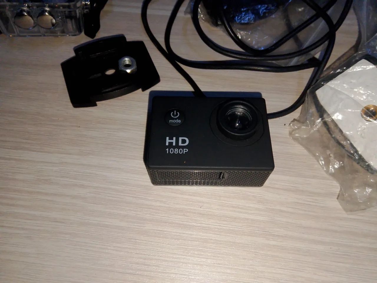 Câmera Filmadora Hd De Esportes Tomate Mt1081 Cor Preto<br> - Foto 2